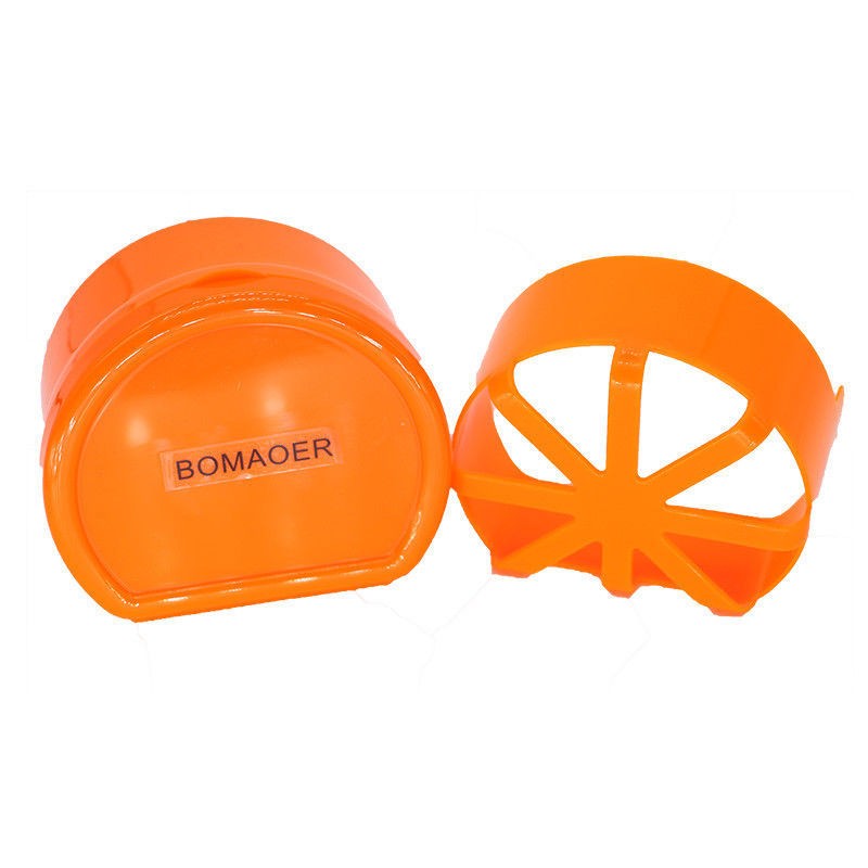 Dental Denture Storage Box False Teeth Case Container Mouthguard Container Blue