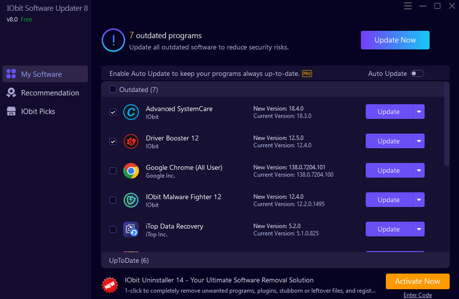 IObit Software Updater 8 - 3 PC 1 Year - [Download]