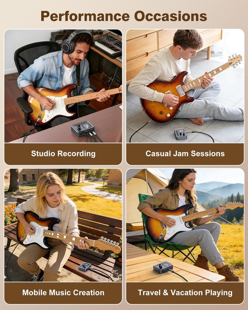 Multi Effects Guitar Processor, ANN Amp Modeling & IR Cabinet Simulation, 80 ...