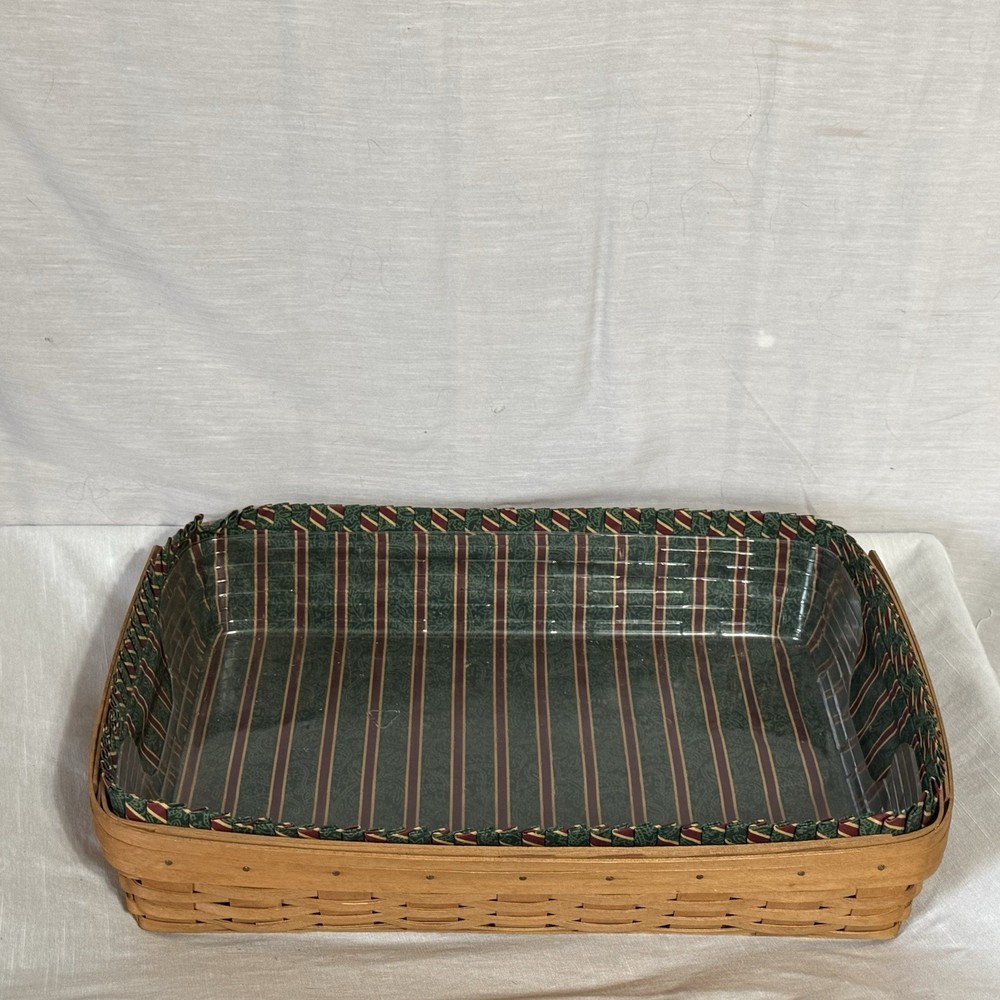 Longaberger Crisco American Cookie Celebration Basket Liner Insert