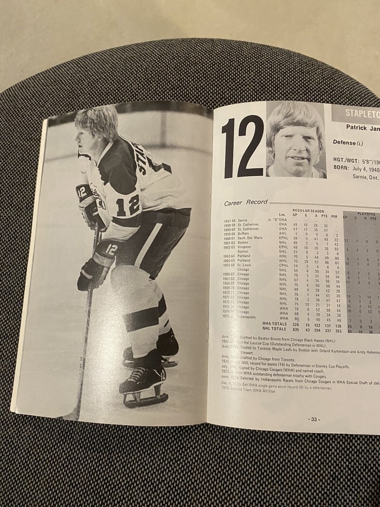 Michel Dion Autographed WHA Racers Guide