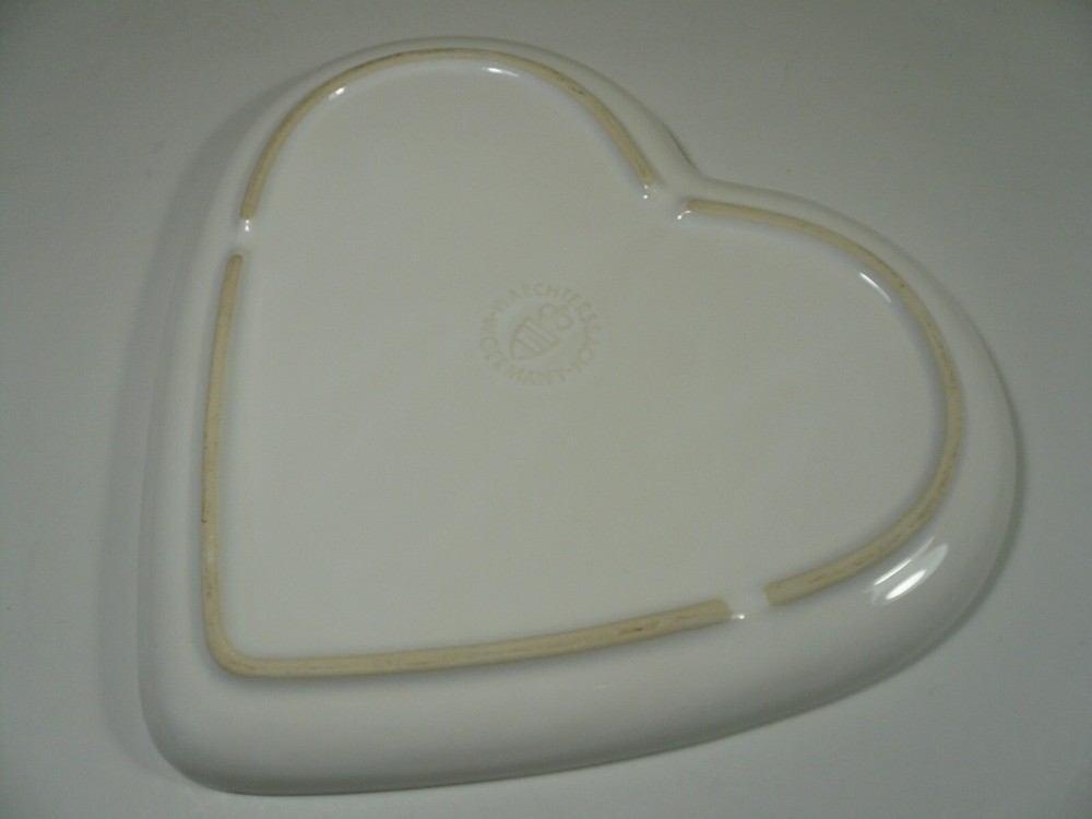 Weachtersbach Germany Heart Shaped Divided Candy Nut Dish