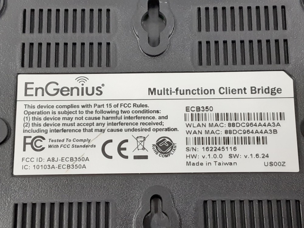 EnGenius ECB350 Wireless-N 300 Mbps Access Point Long Range Gigabit - READ!