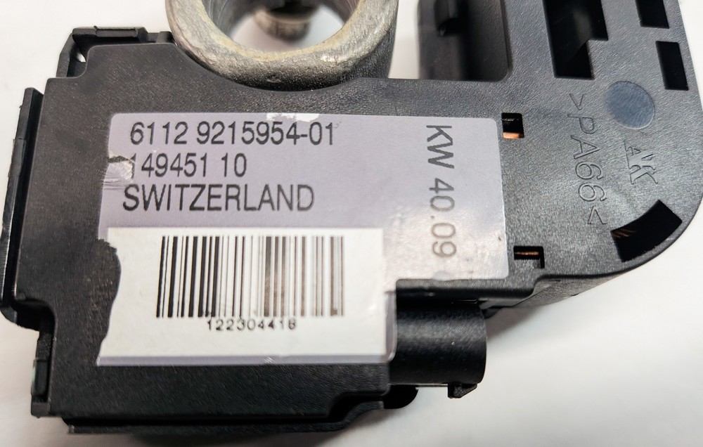 2010 BMW X6 (E71) 3.0L (N54) ENGINE NEGATIVE BATTERY TERMINAL WIRE CABLE