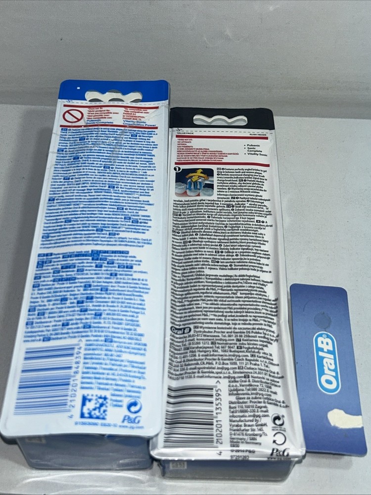 Oral-B Replacement Head Lot All New Damaged Packaging