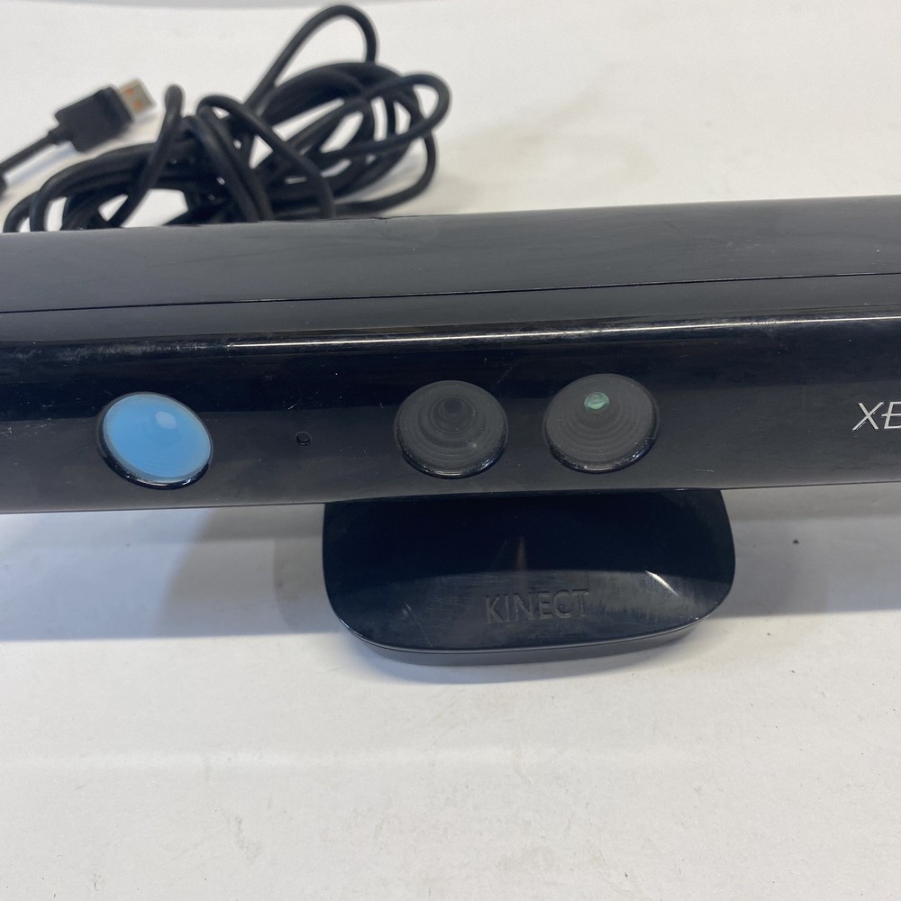 Microsoft Xbox 360 Kinect Sensor Bar Black Video Game Console Accessory USB