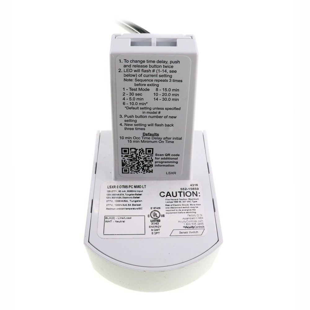 SENSOR SWITCH LSXR-0-OTM5-PC-NMO-LT FIXTURE MOUNT OCCUPANCY SENSOR, LOW TEMP