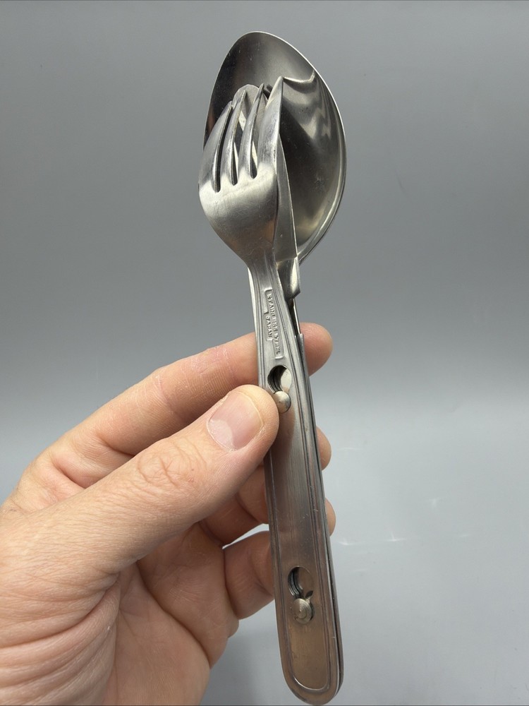Camping Flatware Combo Fork Knife Spoon Set Back Packer or Boy Scouts 1 Set
