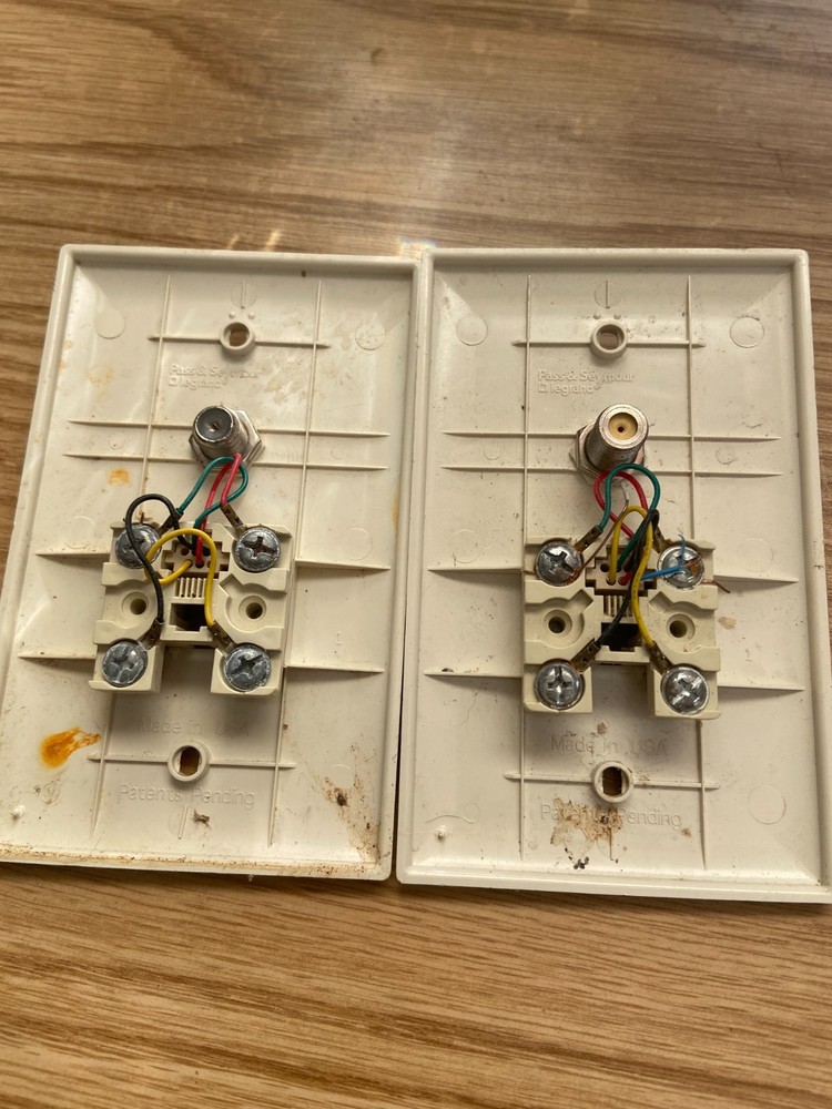 TV Internet Jack faceplate