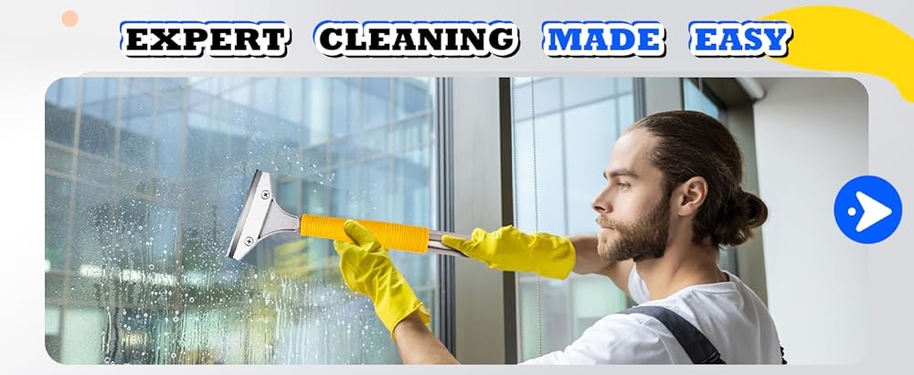 Scraper Tool Adjustable Floor Scraper Long Handle Heavy Duty Paint