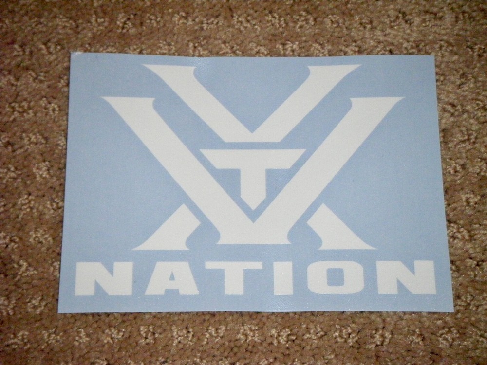 White Vortex Nation Decal (LOOK)