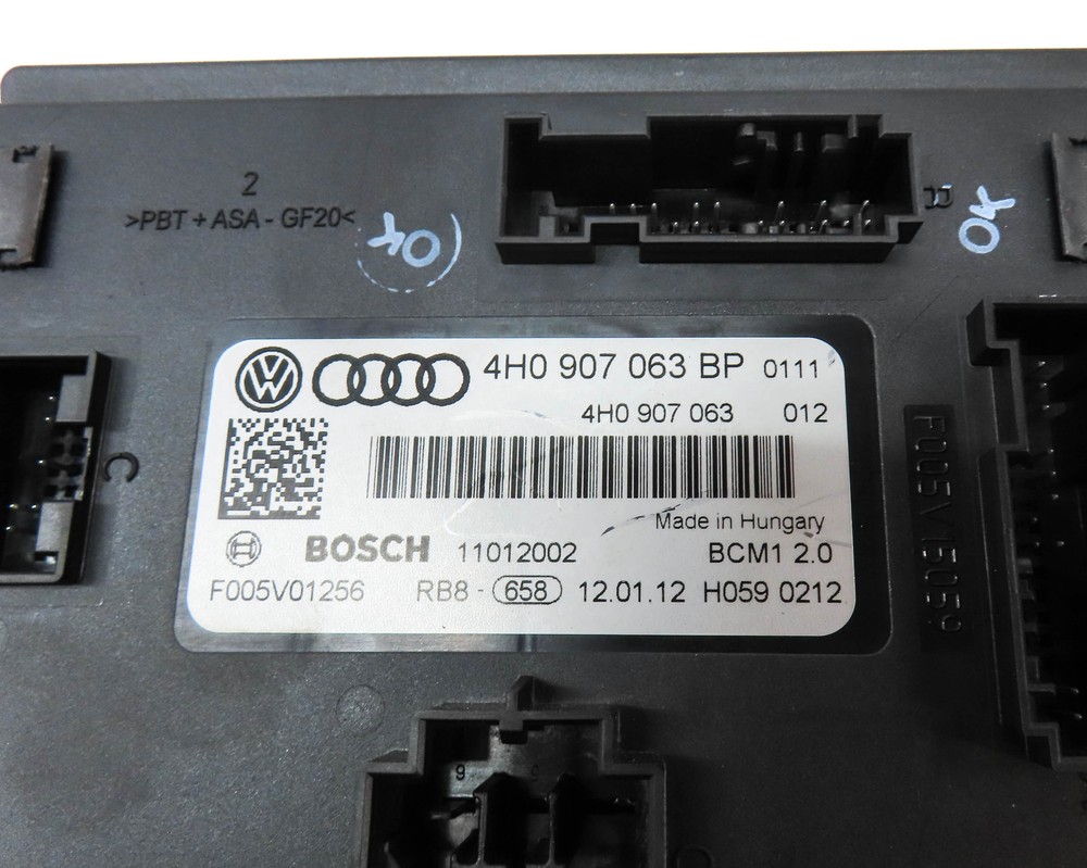 2012 AUDI A8 (D4 4H) ONBAORD POWER SUPPLY CONTROL MODULE