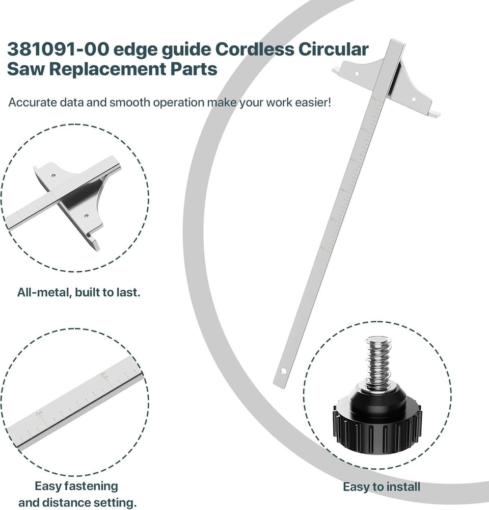 Circular Saw Guide Replacement for De-Walt – Precision Cutting Made Easy