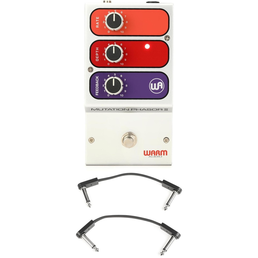Warm Audio Mutation Phasor II Phaser Pedal with EBS Patch Cables