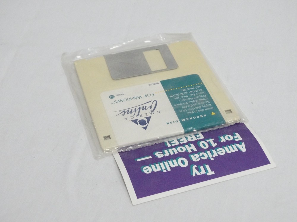 AOL America Online For Windows Version 2.5 Sealed 3.5” Floppy Disk