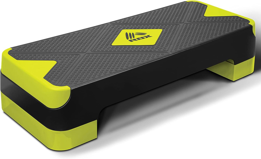 Aerobic Step Platform with Non-Slip Textured Surface -2-Level Adjustable Stepper