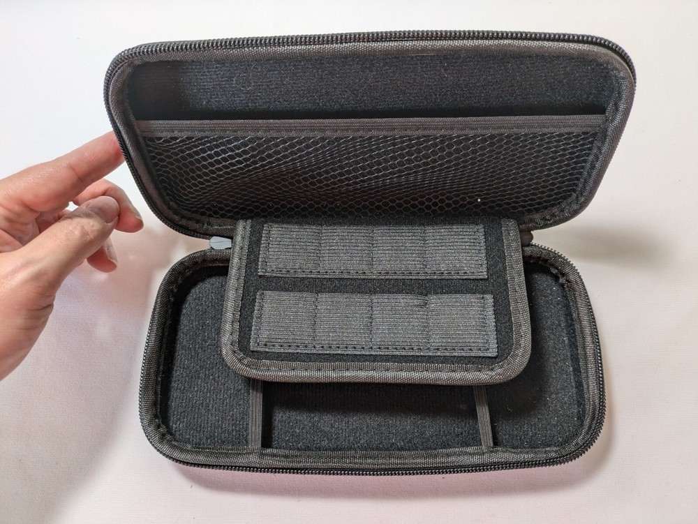 Game Console Storage / Carrying Case - Sized for Nintendo Switch - Fits 8 Games