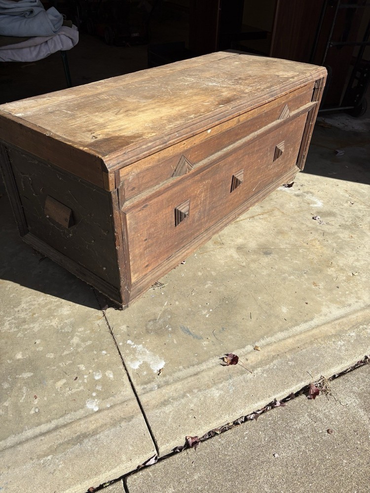 Wood Blanket Chest