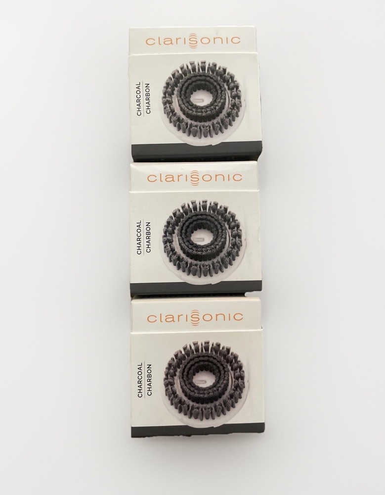 Clarisonic Charcoal Brush Head Replacement – Authentic Cleansing Refill New