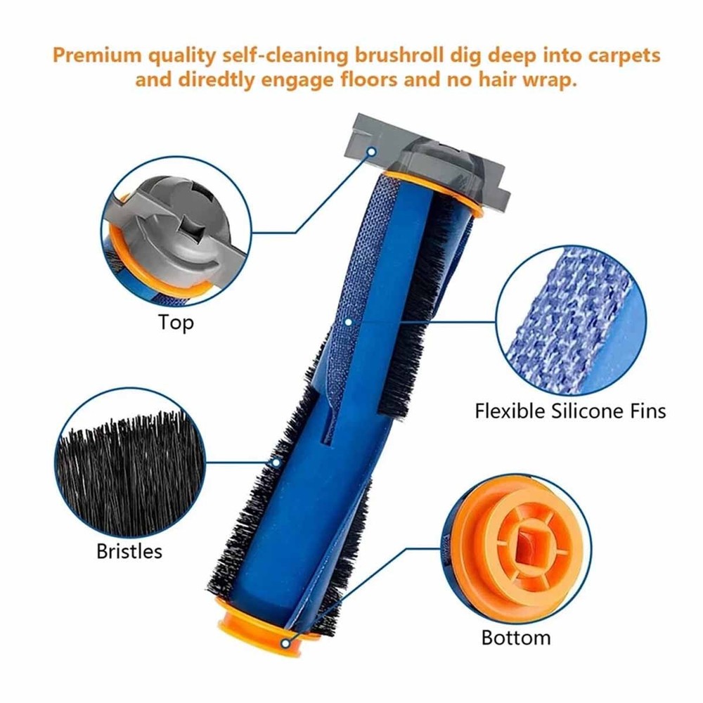 2 replacement roller brushes for Shark main brush robot vacuum cleaners