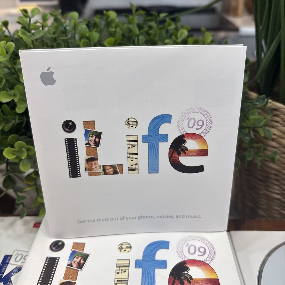 Apple iLife 09 iWork 09 iWork 08 Mac DVD Software Bundle w Boxes Discs