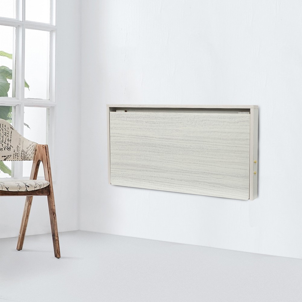 Wall Mounted Folding Table Light Gray Fold Down Table Wall Mounted Home