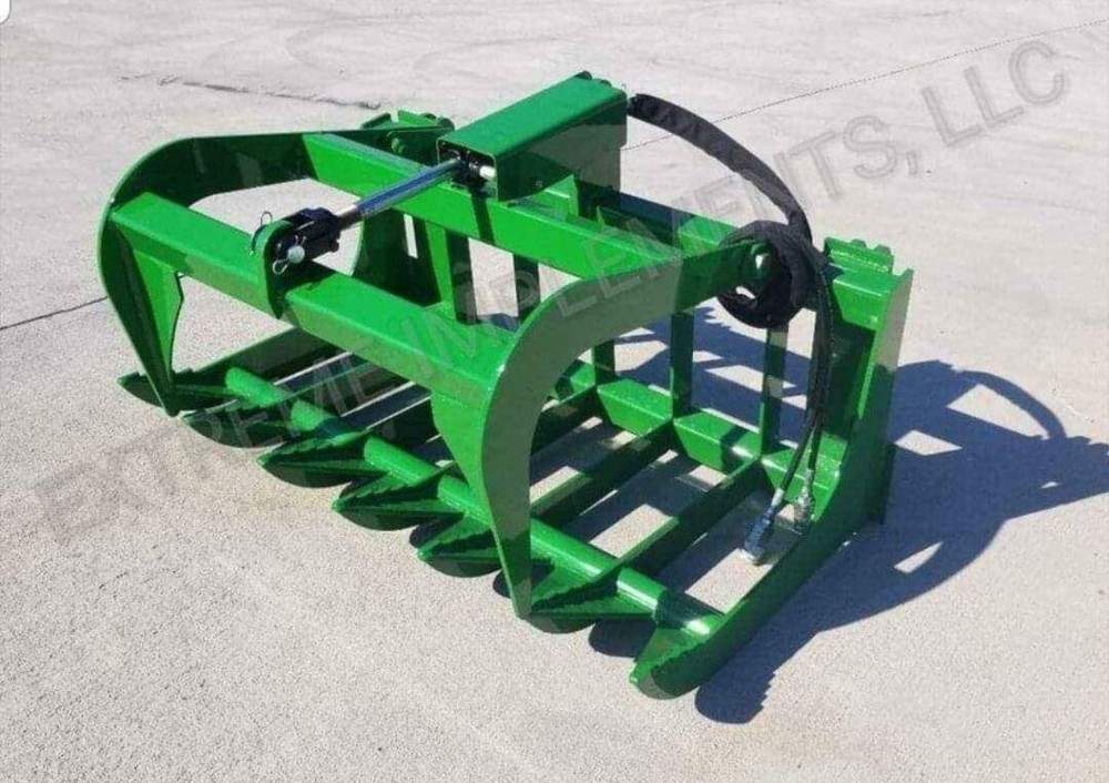 54" Root Rake  Grapple  Fits John Deere Compact Tractor Loader MODELS 100-500