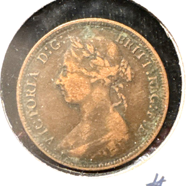 Great Britain 1885 half penny KM 754 VF (2)