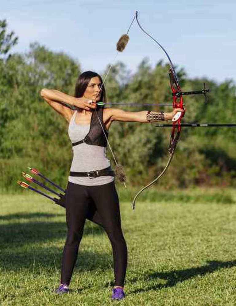 THREE ARCHERS Beaver Balls Bow String Silencers 2 Pack – Traditional Archery...