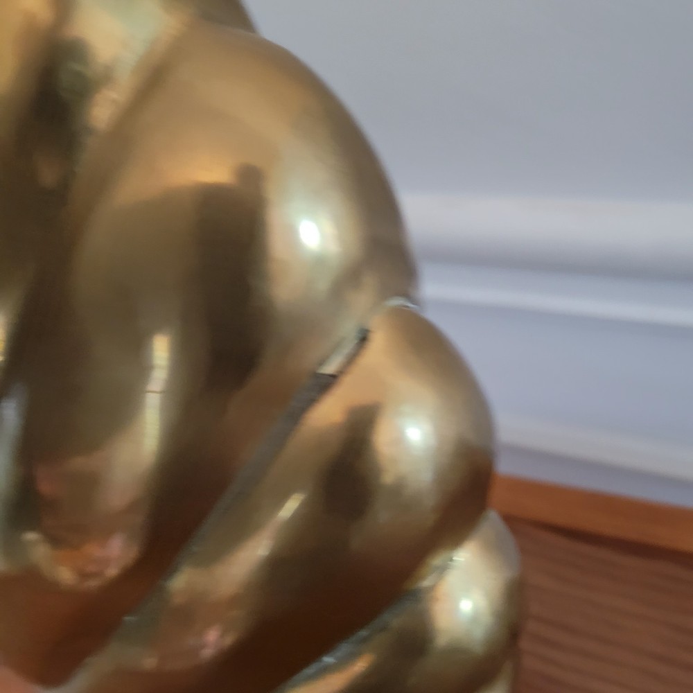 Vibtage Art Deco Brass Vase