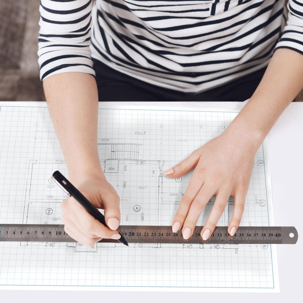 Graph Paper Pad for Blueprint Drawings Drafting Engineering Drawing and Plann...
