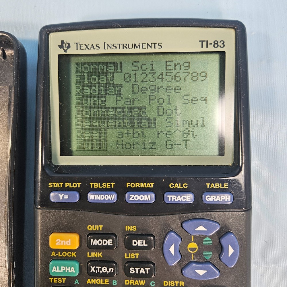 Texas Instruments TI-83 Graphing Calculator Tested & Working