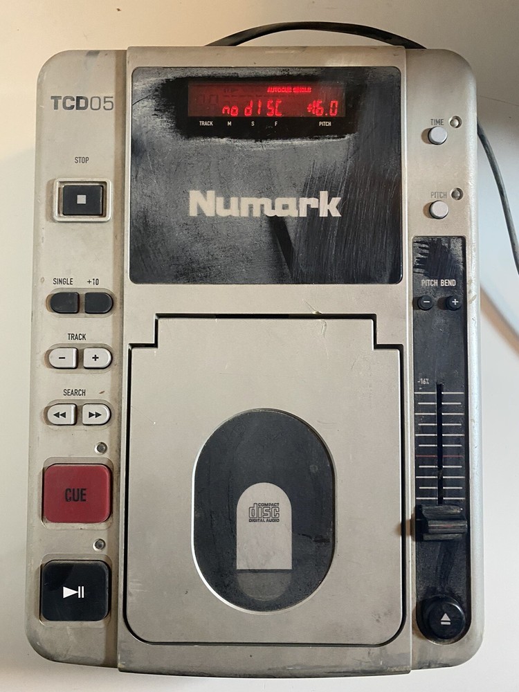 Numark TCD05 DJ CD Deck Only UNTESTED