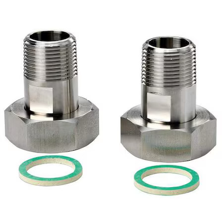 Ifm E40193 Adapter, 3/4 In, For Flow Meter