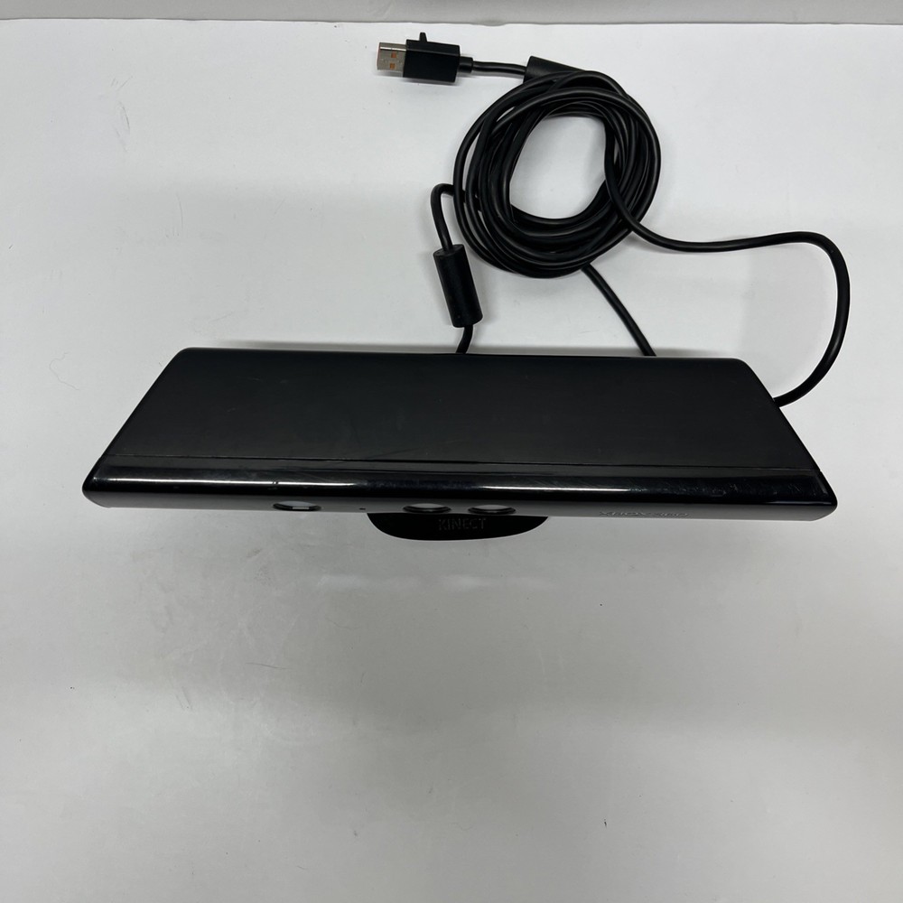 Microsoft Xbox 360 Kinect Sensor Bar Black With Plug Adapter