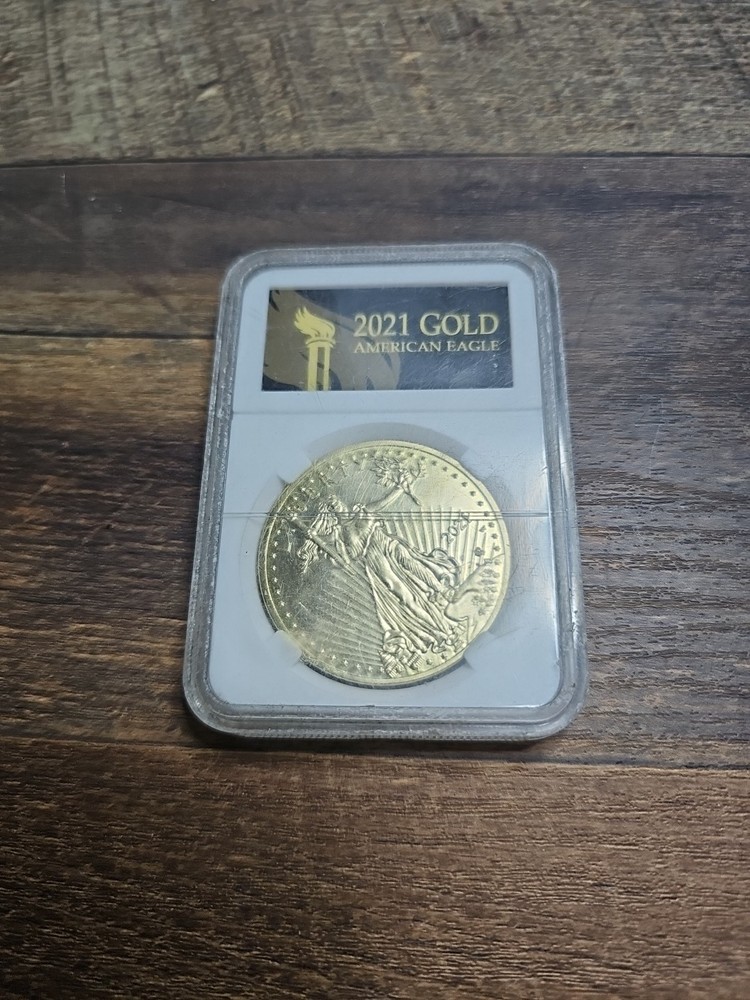 2021 Gold Eagle Proof Copy In A Display Case