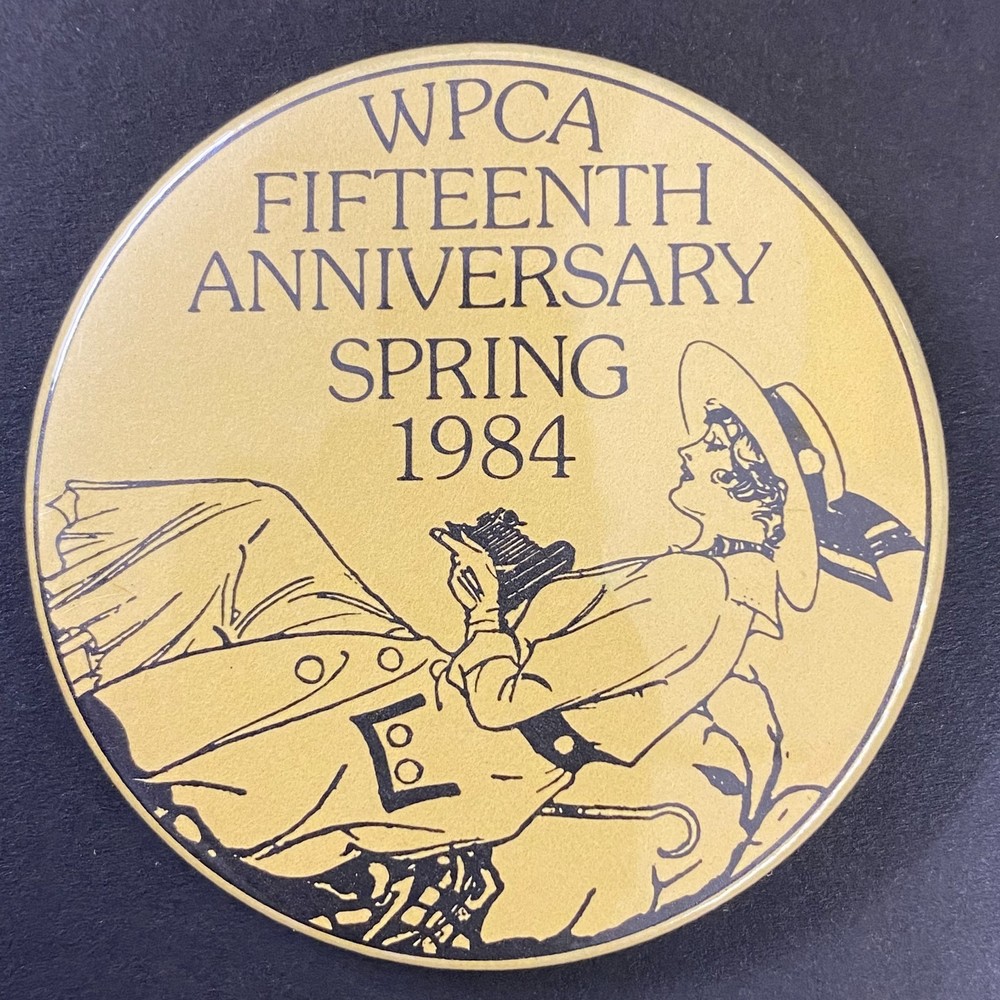 WPCA Fifteenth Anniversary Spring 1984 Pinback Button 2 1/4"