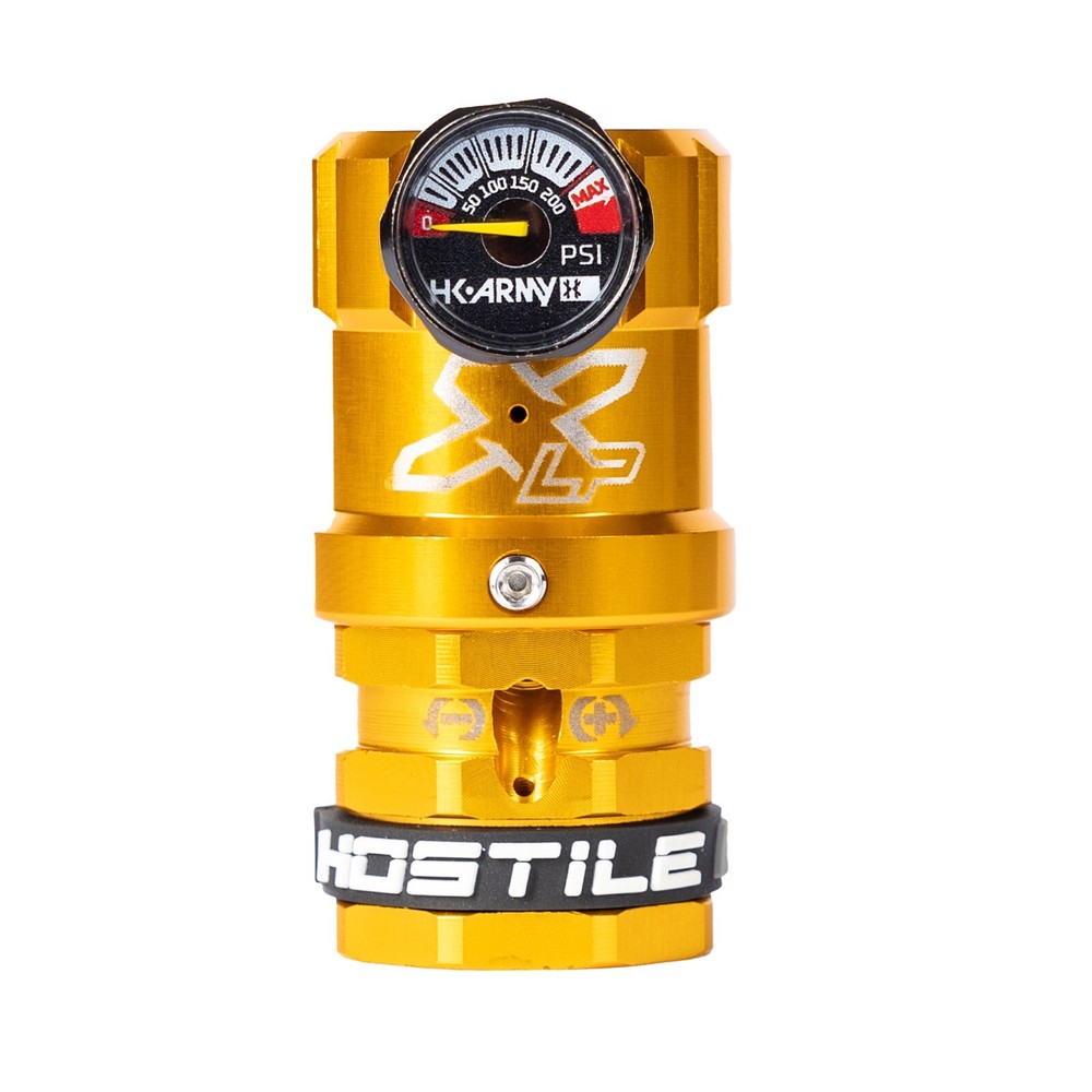 HK Army Hostile Airsoft XLP Regulator - Side Port - Gold