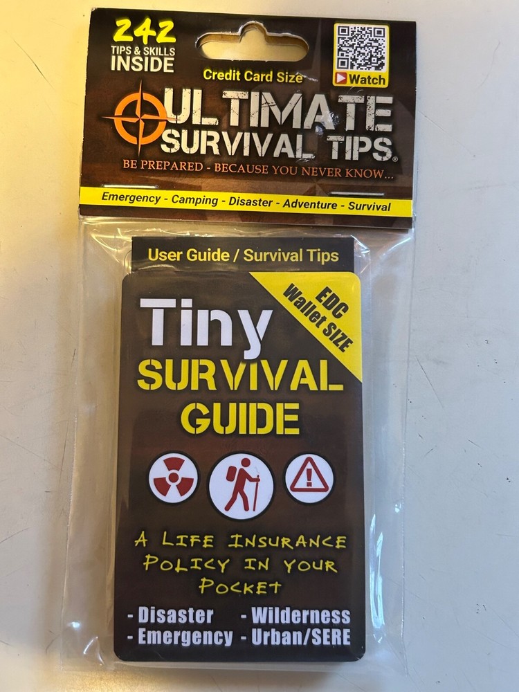 ultimate survival guide card credit size