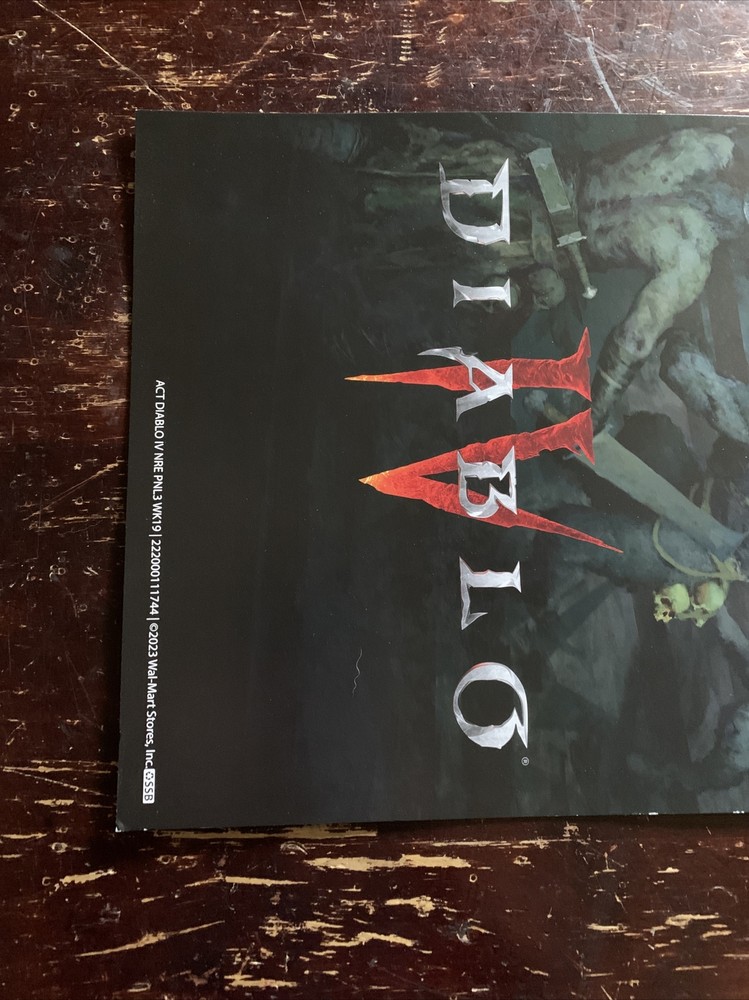 Diablo IV Store Display Poster Promo