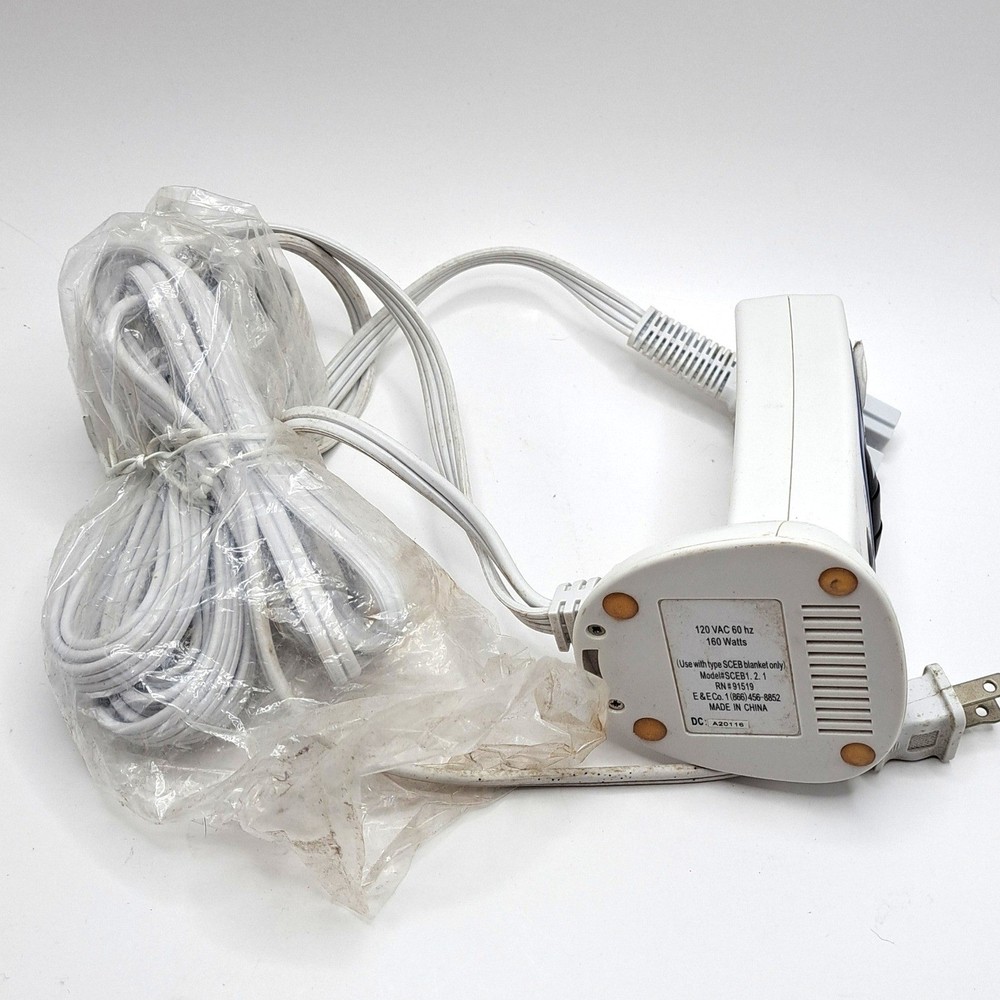 Beautyrest Electric Blanket Controller Handheld Remote Power Cord SCEB1.2.1