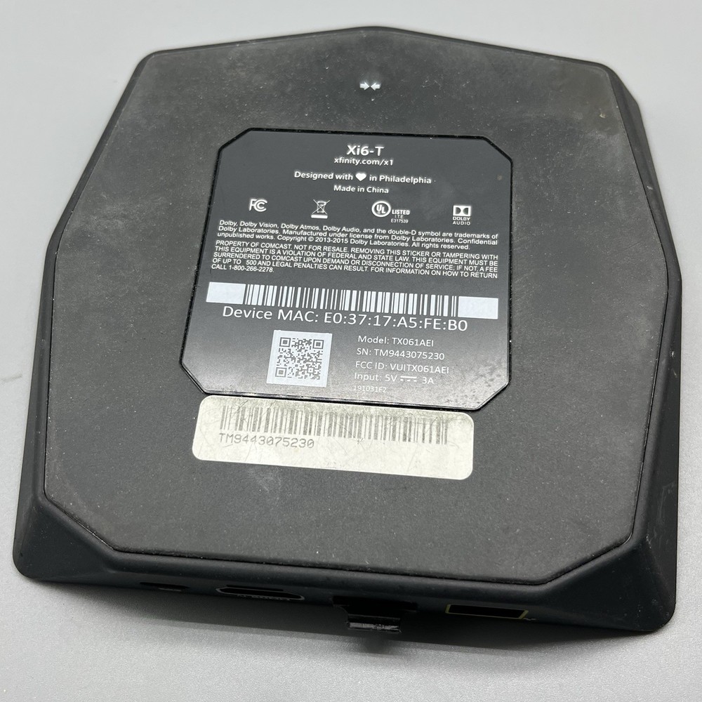 Xfinity Xi6-T Streaming TV Box W/ Power