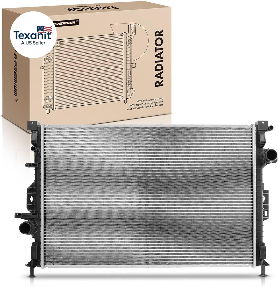 Engine Coolant Radiator Assembly Compatible with Land Rover Range Rover Evoque,