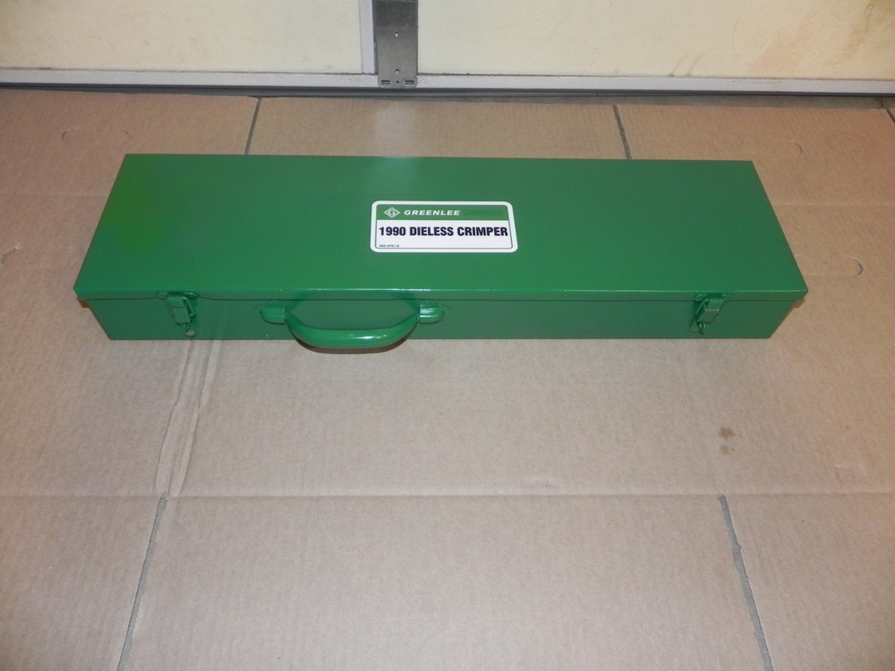 GREENLEE 1990 Dieless crimper 1000 MCM. with case