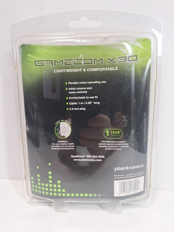 Plantronics GameCom X30 Headset for Xbox 360
