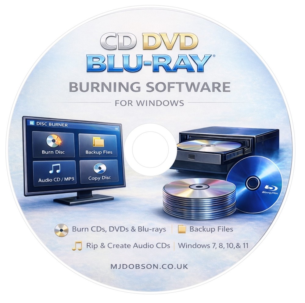CD DVD Blu-ray Burning Software Subscription and Internet Not Required