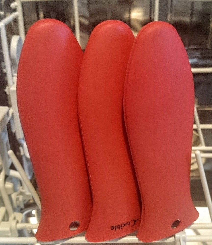 Silicone Hot Handle Holders (Extra Large, Red)