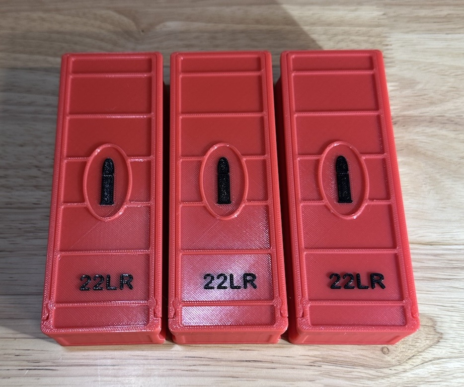 22LR Ammo Box 120rd Capacity (3 Pack)