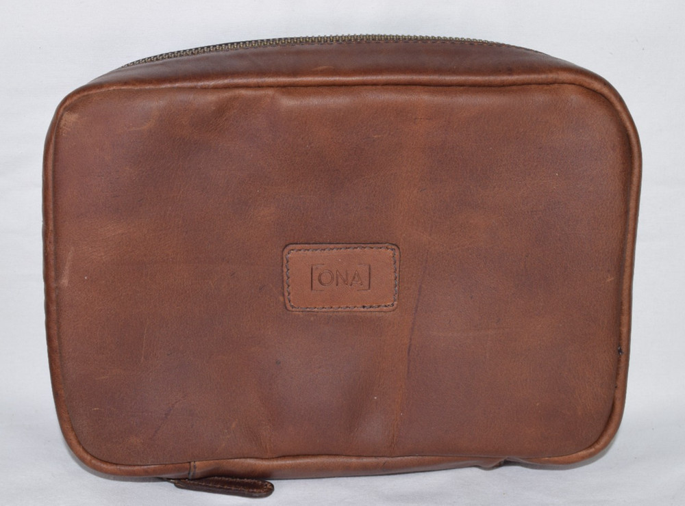 ONA Tech Kit -Slightly Used - Full Grain Leather