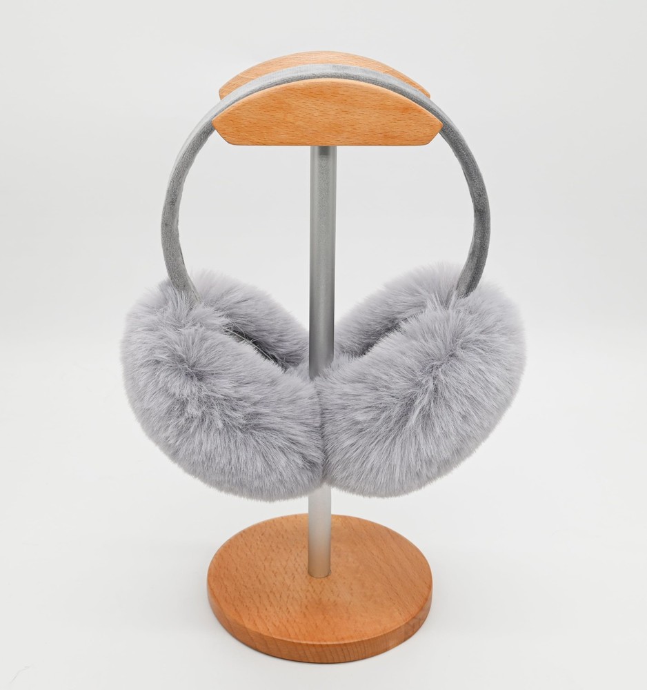 Winter Rabbit Hair Ear Muff Soft Warm Foldable Headband Accessory Gift